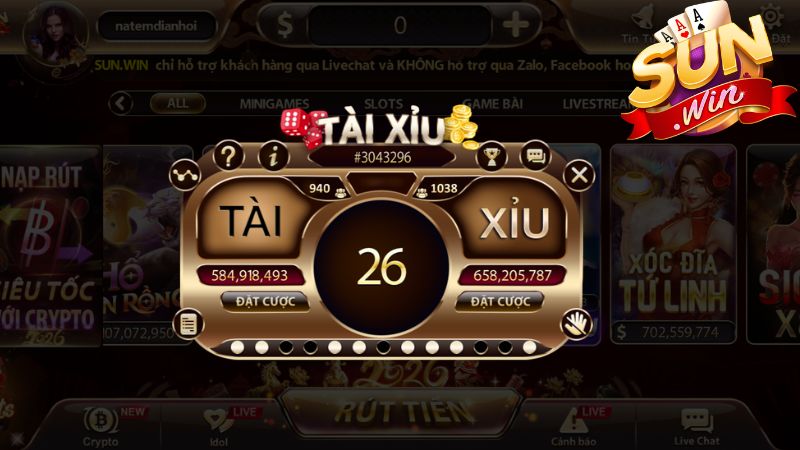 Khám phá sơ lược về game Tài Xỉu tại Sunwin