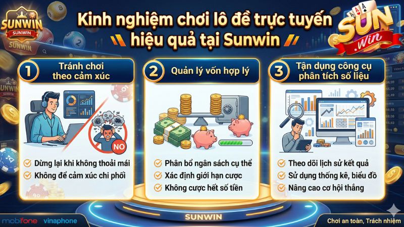 Những kinh nghiệm cược hiệu quả từ cao thủ Sunwin